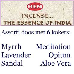 Hem assorti doos wierook