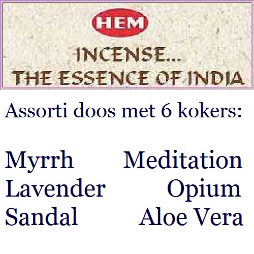 Hem assorti doos wierook Hem assorti doos wierook