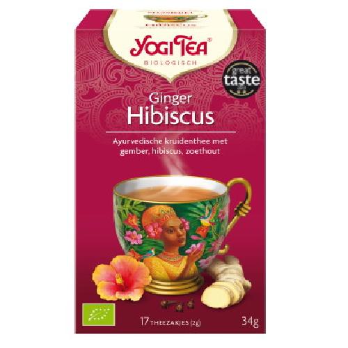 Yogi Tea ginger hibiscus thee Yogi Tea ginger hibiscus thee