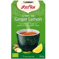 Yogi Tea green tea ginger lemon thee