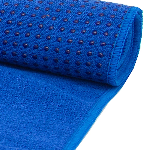 acaya total grip yoga towel blauw acaya total grip yoga towel blauw