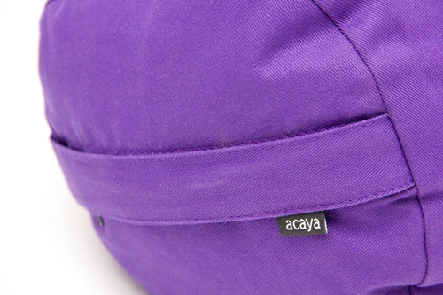 acaya yoga bolster rond boekweitgevuld paars (nieuw model) acaya yoga bolster rond boekweitgevuld paars (nieuw model)