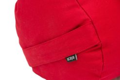 acaya yoga bolster rond boekweitgevuld rood (nieuw model)