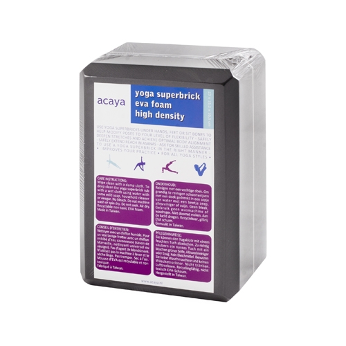 acaya yoga superbrick eva donkergrijs acaya yoga superbrick eva donkergrijs