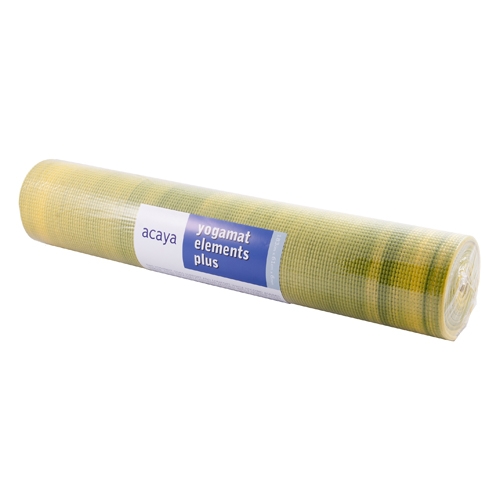 acaya yogamat elements plus groen/geel acaya yogamat elements plus groen/geel