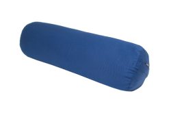 acaya yoga bolster rond boekweitgevuld blauw (nieuw model)