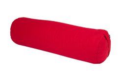 acaya yoga bolster rond boekweitgevuld rood (nieuw model)