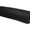 acaya yoga bolster rond boekweitgevuld zwart (nieuw model)