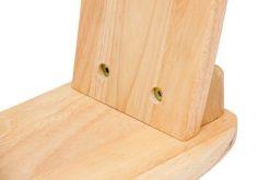 meditatiebankje blank hout vast model