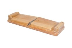 meditatiebankje blank hout vast model