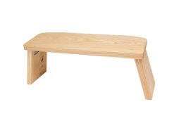 meditatiebankje blank hout inklapbaar