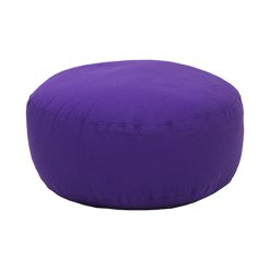 meditatiekussen rond paars