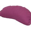 meditatiekussen halve maan superior aubergine/paars