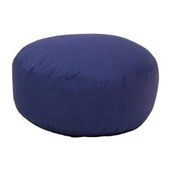 meditatiekussen rond blauw
