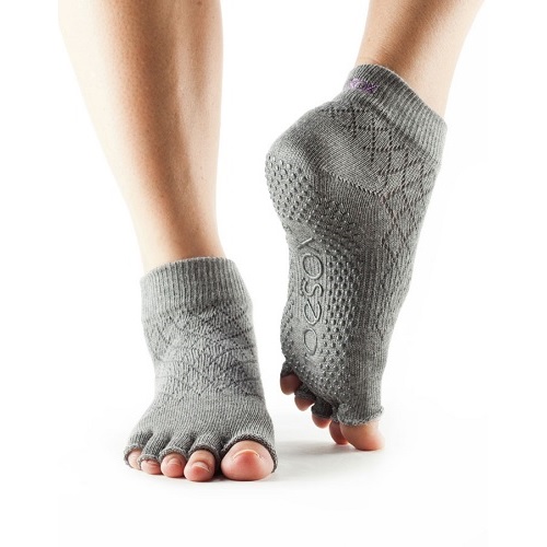 toesox teensok grip grijs visnet no toe S toesox teensok grip grijs visnet no toe S