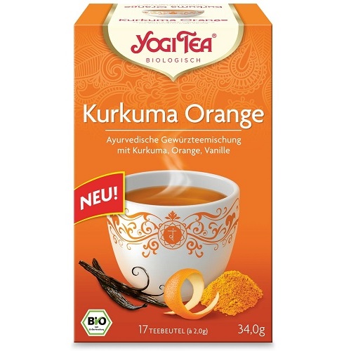 Yogi Tea curcuma orange thee Yogi Tea curcuma orange thee