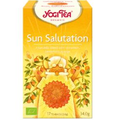 Yogi Tea sun salutation